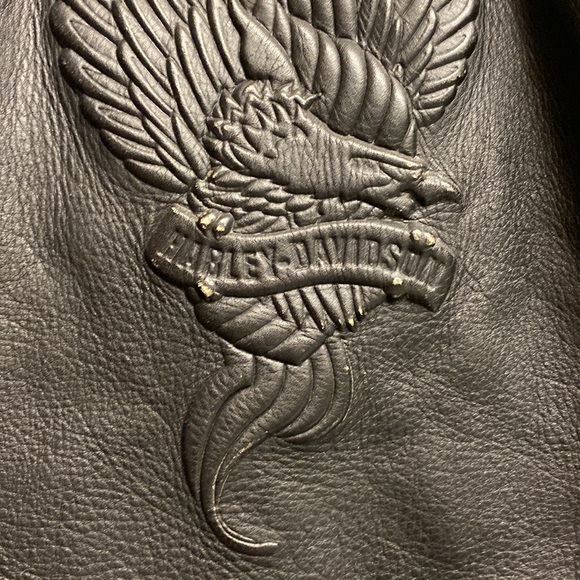 Harley-Davidson Vintage Distressed Leather Jacket - Picture 7 of 14